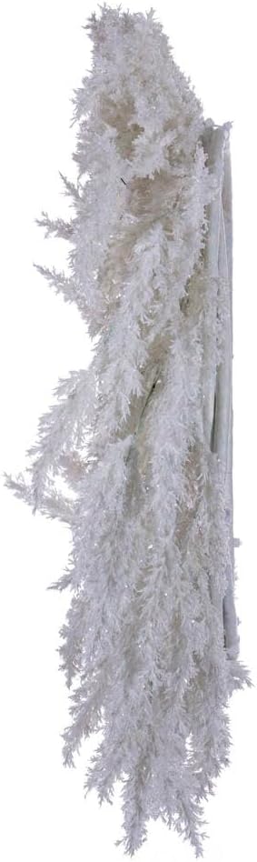 Vickerman 24 Inch White Pampas Grass Wreath