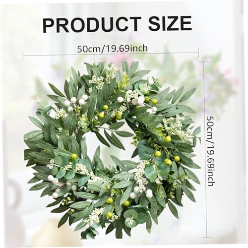 Spring Wreath for Front Door 197 Inch Decor