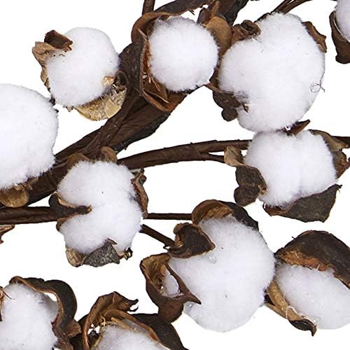 Nearly Natural 20in Cotton Ball Artificial Wreath