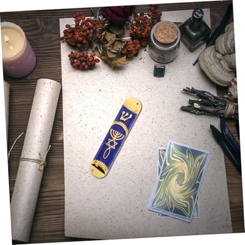 VOSAREA Retro Metal Mezuzah Door Decor