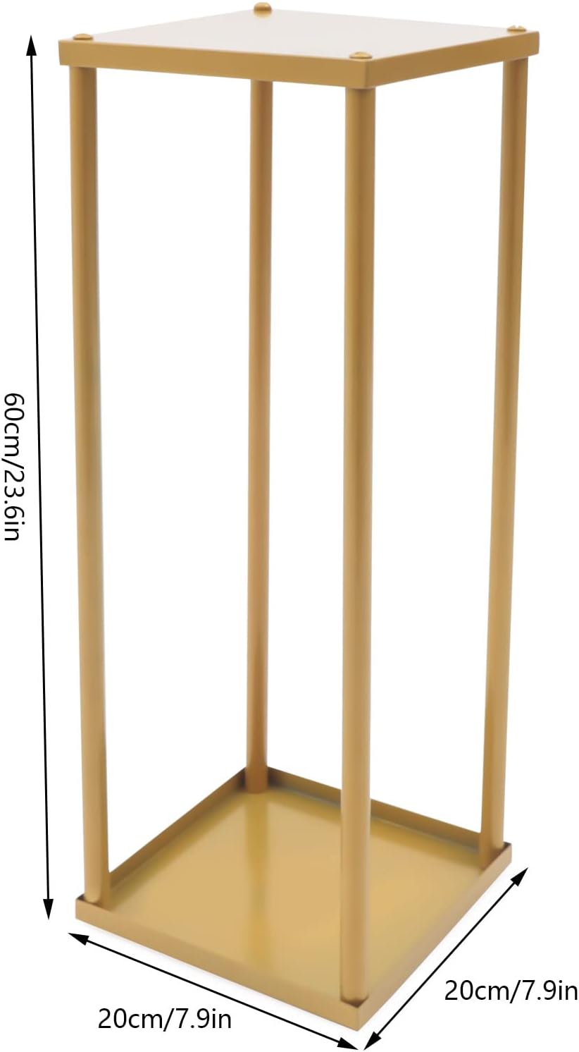 Kathring Gold Pedestal Tables for 4pcs Party Centerpieces