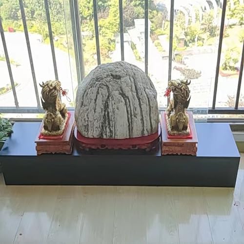 KIYILIHI Square Pedestal Stand 10cm Black 40x40x10cm