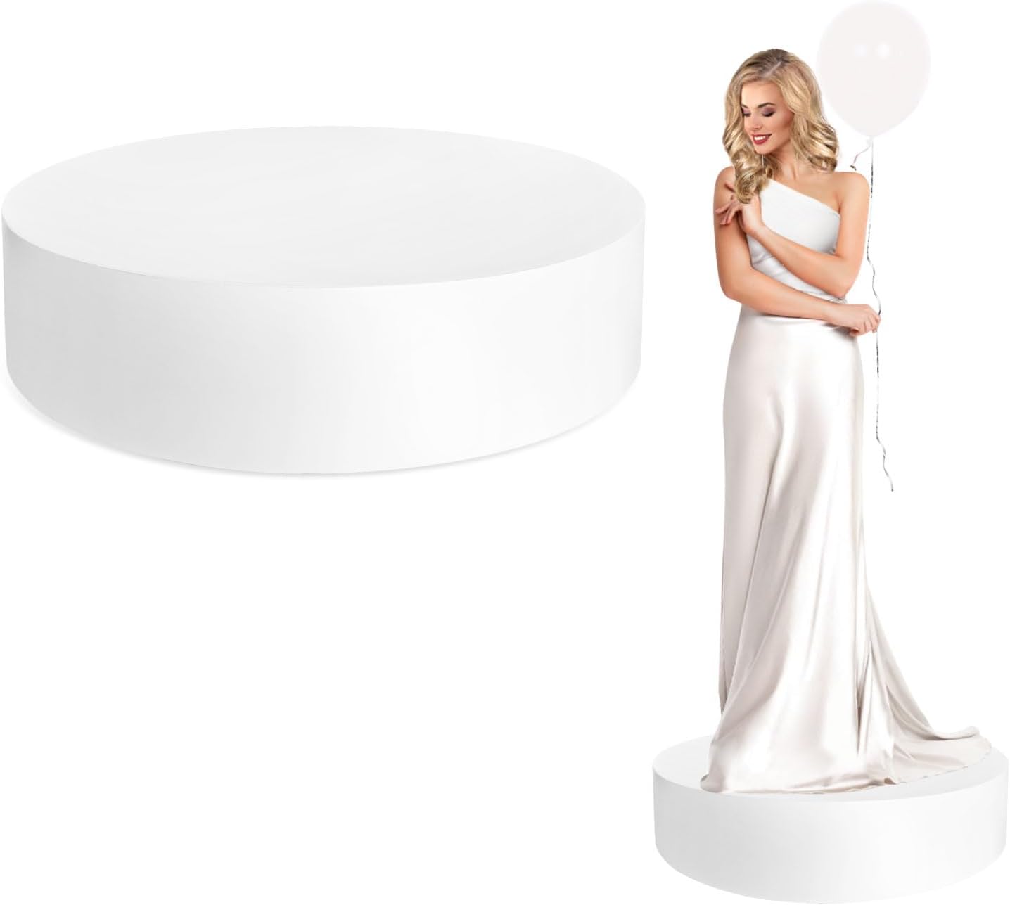 Gainspra Round Mannequin Display Pedestal Stand 236x59in