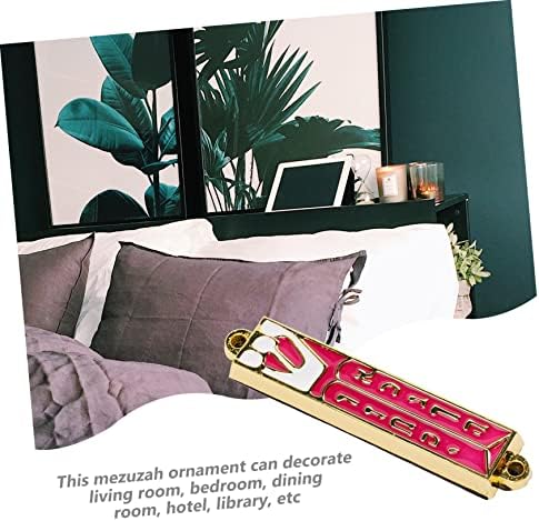 Retro Metal Mezuzah Plaque Door Decoration