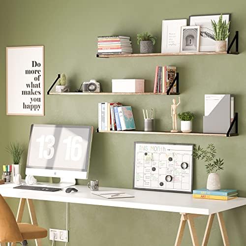 Wallniture Bora Wall Shelves Set of 3 48x6