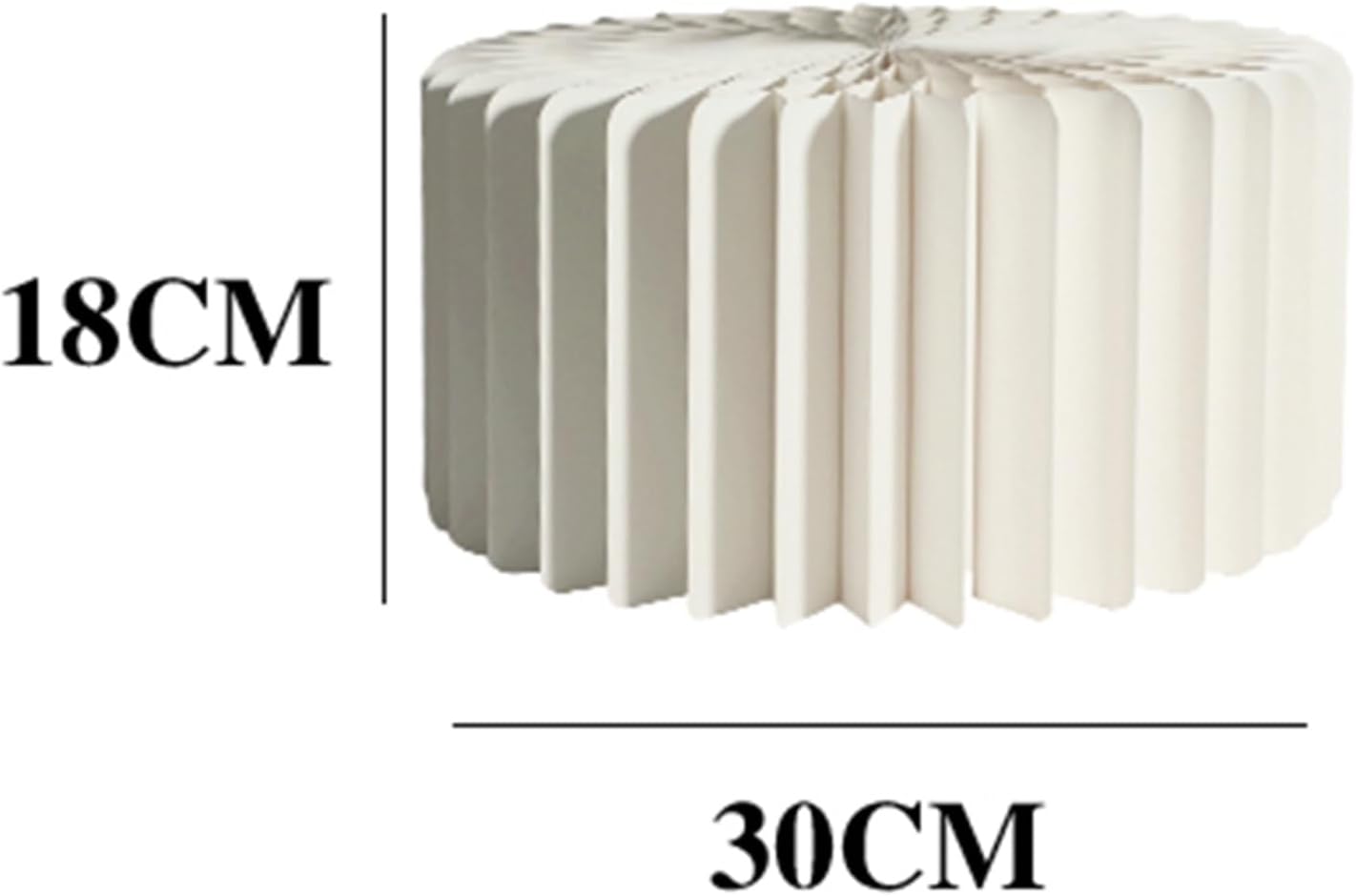 Foldable Cardboard Cylinder Display Pedestals