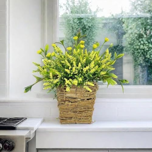 Cream Hydrangea Door Wreath with Basket Pink Berry Spring Decor for Front Door