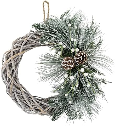 Northlight Frosted Christmas Wreath 15 Inch