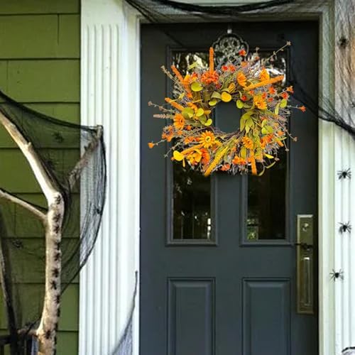 Generic Fall Harvest Wreath Door Hanger for Seasonal Home Decor 1