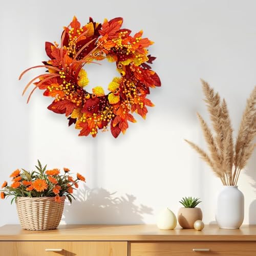 Fall Wreaths for Front Door Autumn Decor