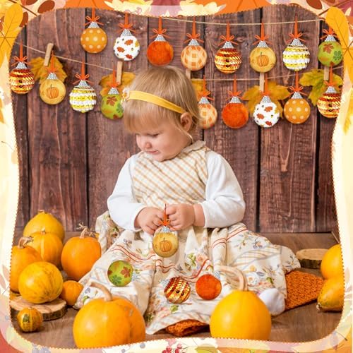 Riceshoot 24 Pcs Fall Tree Decorations