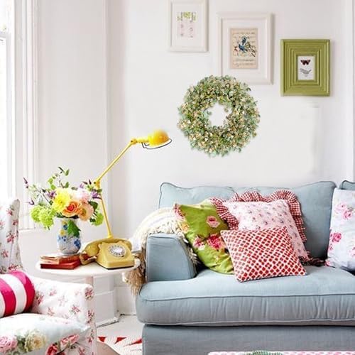 Summer 24-Inch Wreath for Front Porch and Patio Decor