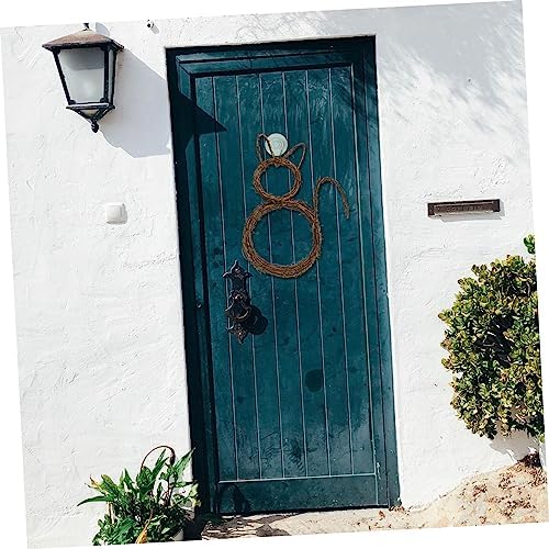 Cabilock Cat Wreath Halloween DIY Decor for Doors and Walls