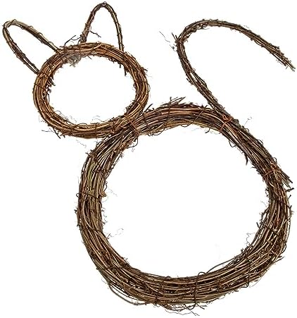 Cabilock Cat Wreath Halloween DIY Decor for Doors and Walls