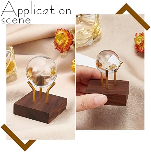 FINGERINSPIRE Decorative Display Pedestal with Metal Arm Easel