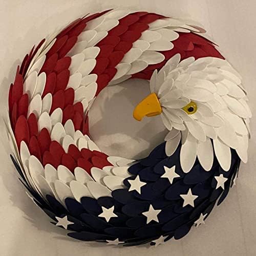 4th of July Patriotic Wreath for Front Door