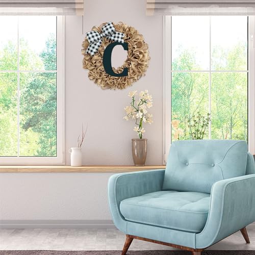 Customizable Last Name Year Round Front Door Wreath
