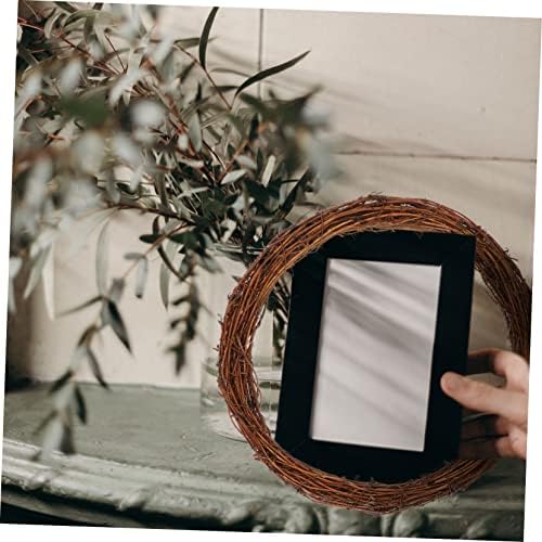 EXCEART 2pcs Artificial Rattan Wreath Garland for Home Decor