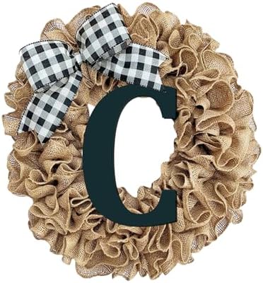 Customizable Last Name Year Round Front Door Wreath