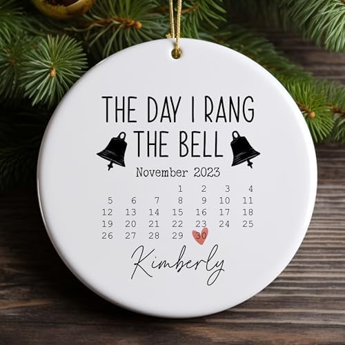 End of Chemo Ornament Cancer Survivor Gift