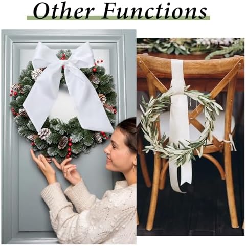 DIY Monogram Wreath Sash for Front Door Decor