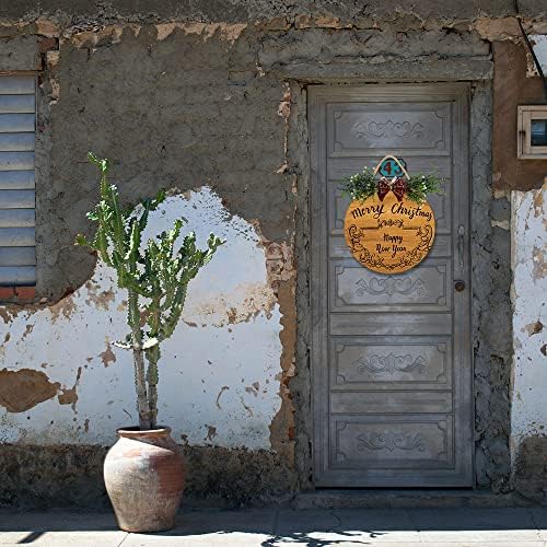 Winter Christmas Fall Wreath Hanger for Front Door Porch Patio 12-Inch Decor