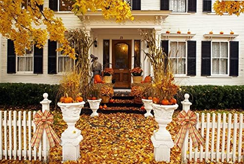 ABTOLS Large Fall Bow Wreath for Farmhouse Decor