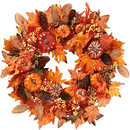 Sggvecsy 20 Autumn Front Door Wreath