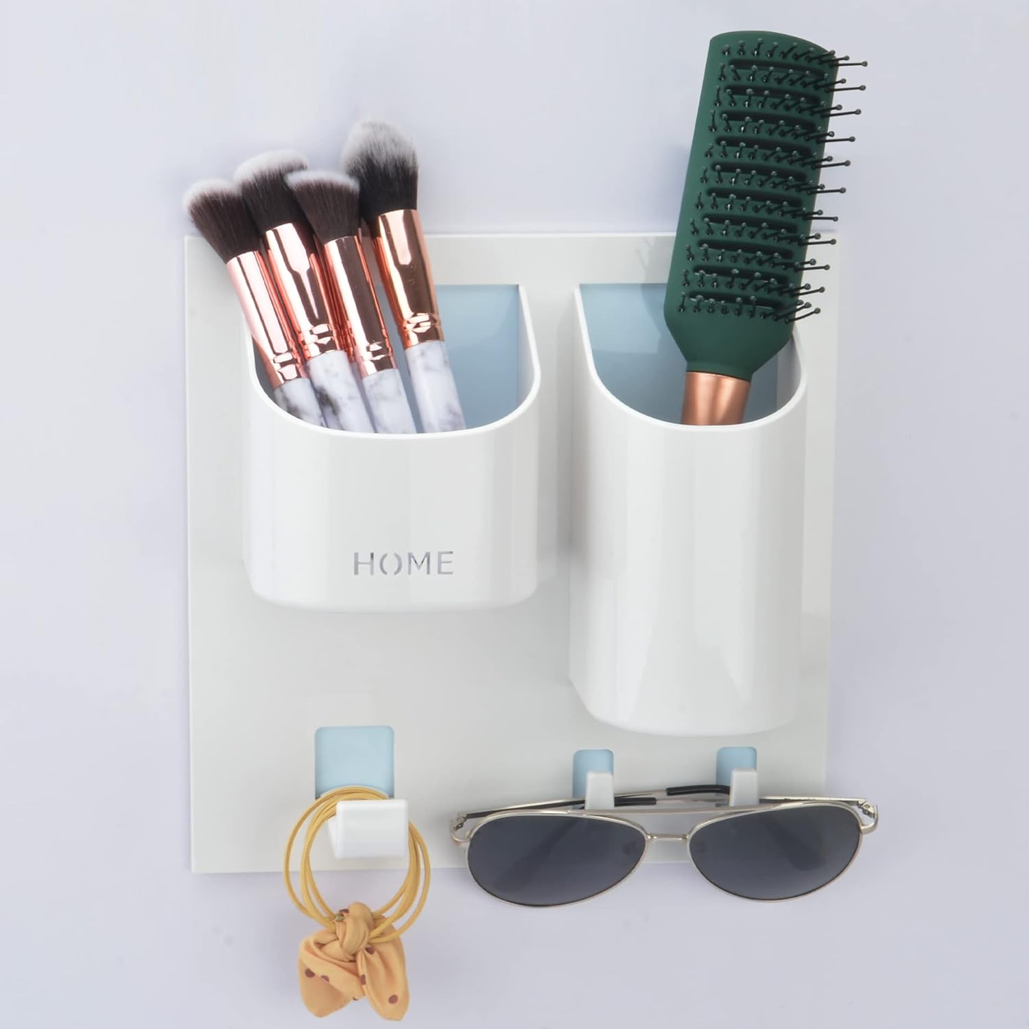 MATIMASU Floating Wall Shelf Organizer for Phone and Reading Glasses