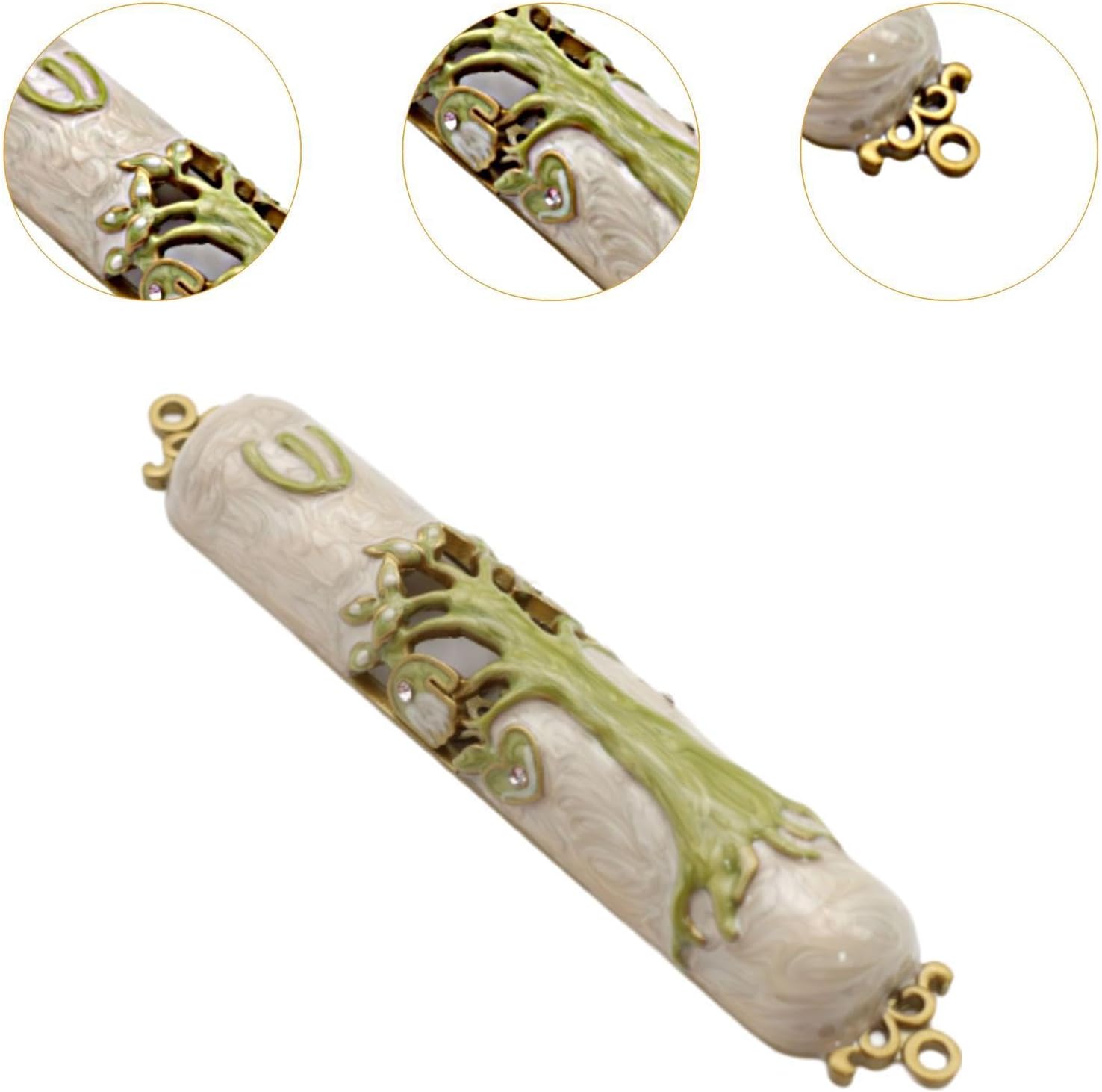 Handcrafted Jewish Mezuzah Case Door Decor Cover