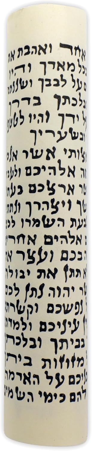 Mezuzah Scroll Gold Religious Door Ornament
