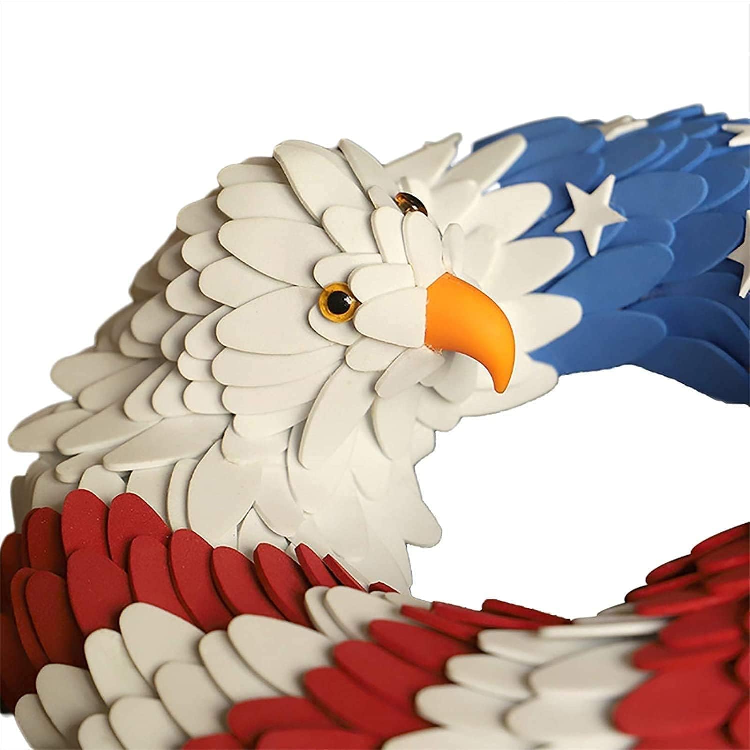4th of July Patriotic Wreath for Front Door