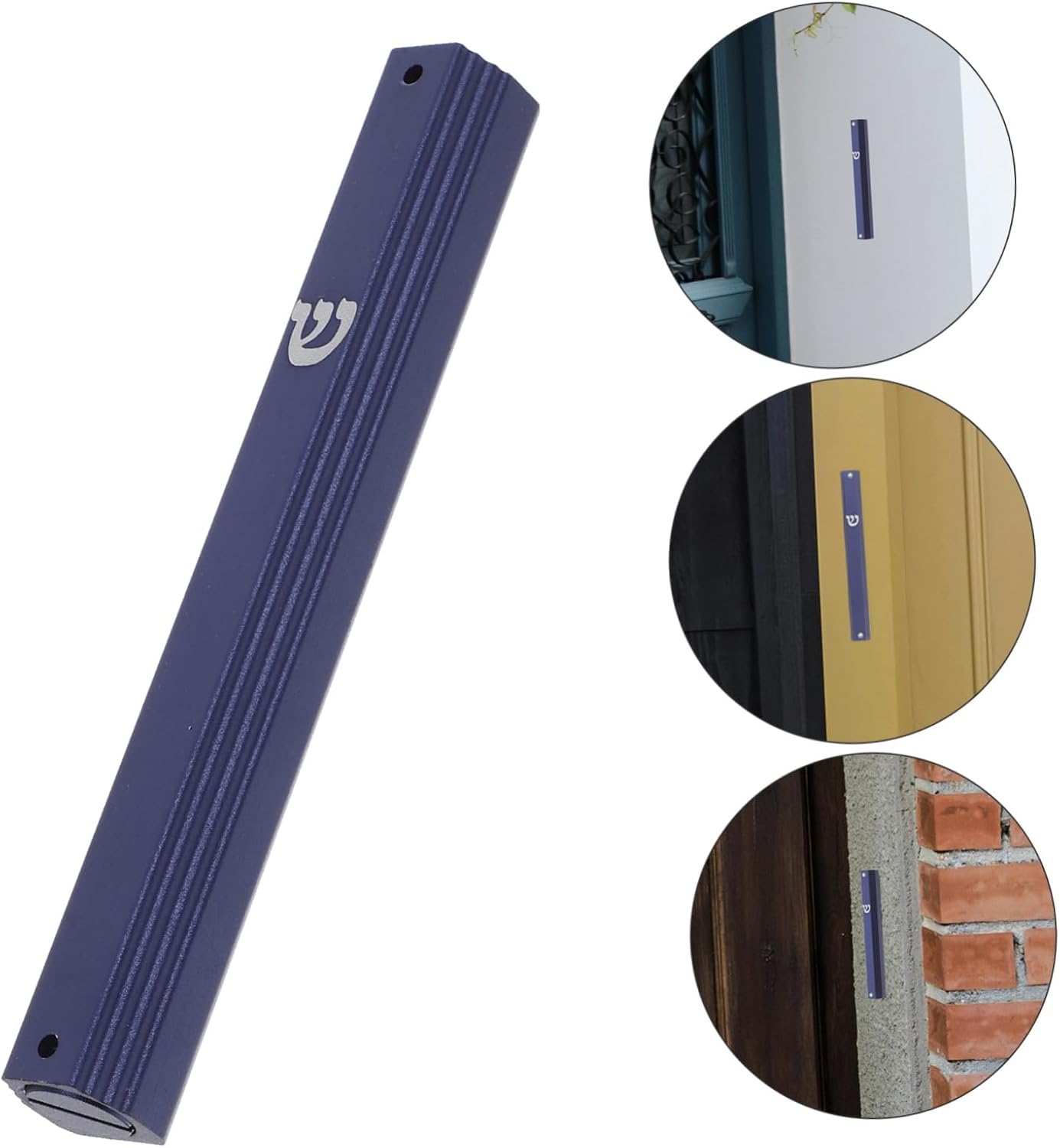 Zerodeko 5pcs Metal Mezuzah Decorations for Door
