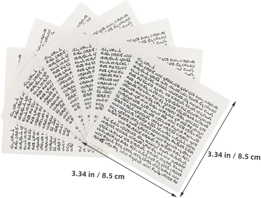 100pcs Jewish Door Blessing Mezuzah Weatherproof Decor for Home Wall