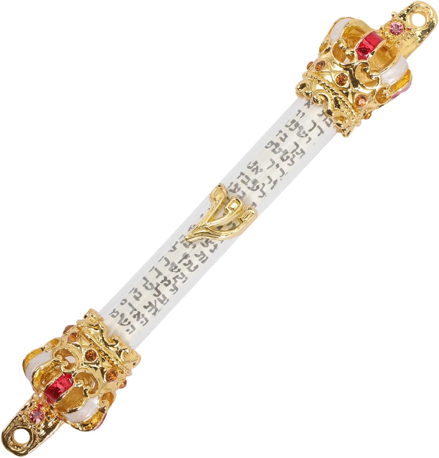 Retro Style Metal Mezuzah for Jewish Doorpost