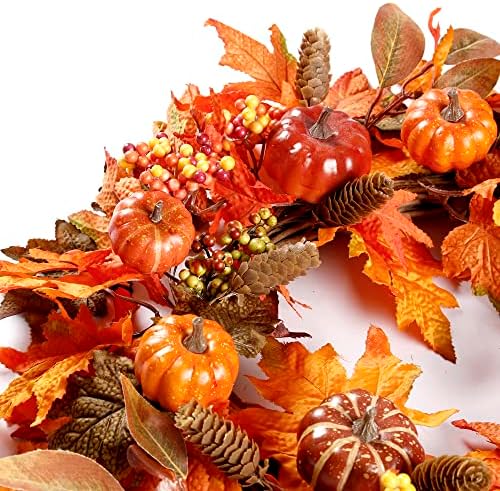 Sggvecsy 20 Autumn Front Door Wreath