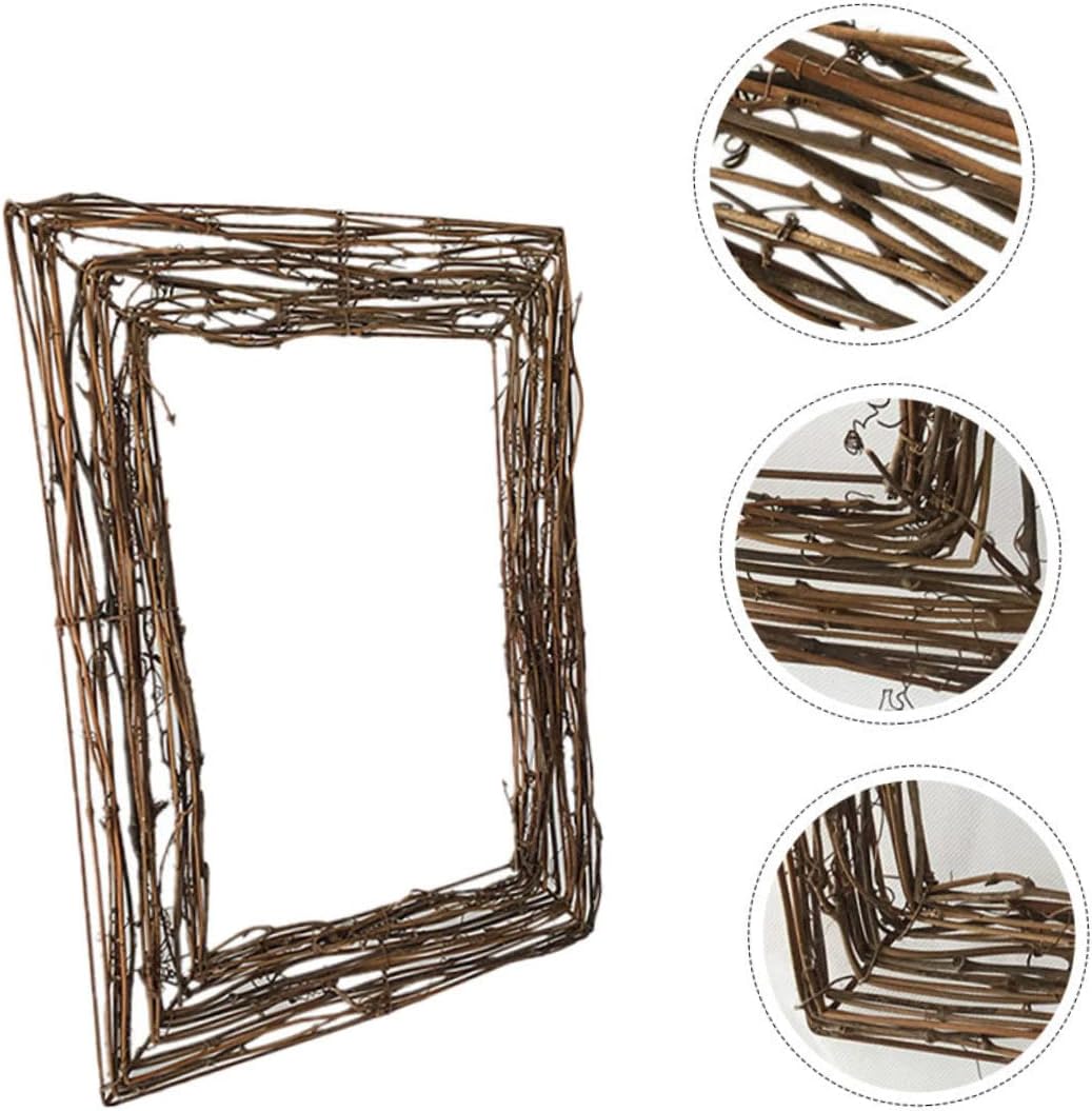 Eco-Friendly Rustic Grapevine Wreath Base Hanger