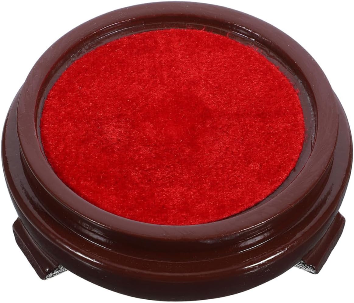 Crystal Ball Display Stand with Wooden Base for Home Decor