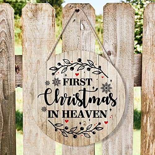 Farmhouse Door Hanger Funny Wood Sign Holiday Decor 12x12