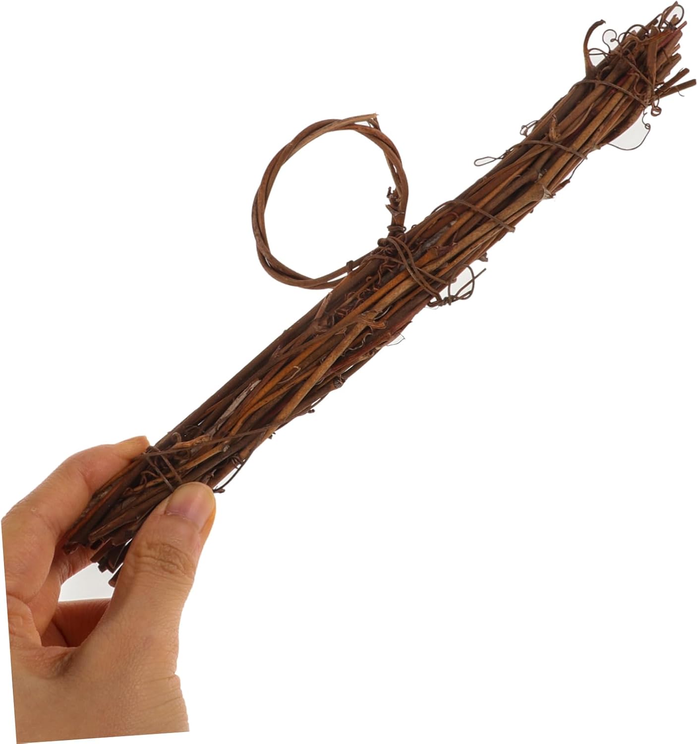 Light Brown Rattan Garland Wreath Front Door Wreath Wicker Wreath Frame DIY Natural Wreaths Hangers