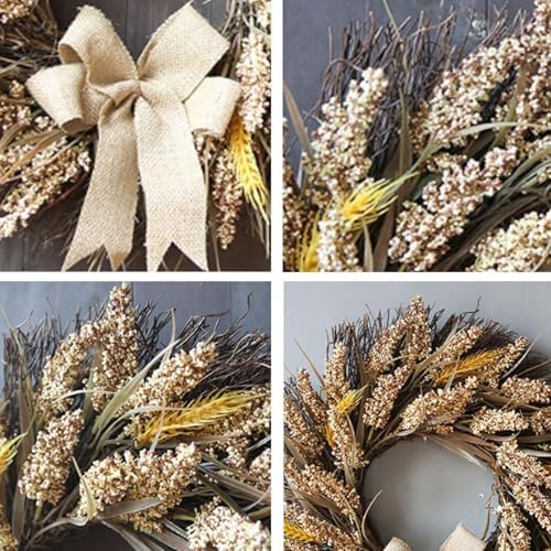 Versatile Fall to Winter Decor Set for Door Wreaths and Holiday Displays