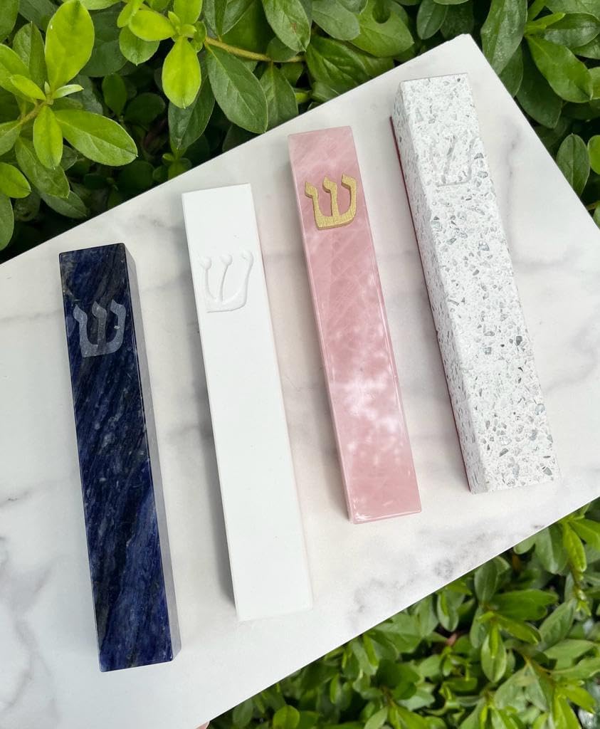 AS Mezuzah Case with Engraved Shin Design