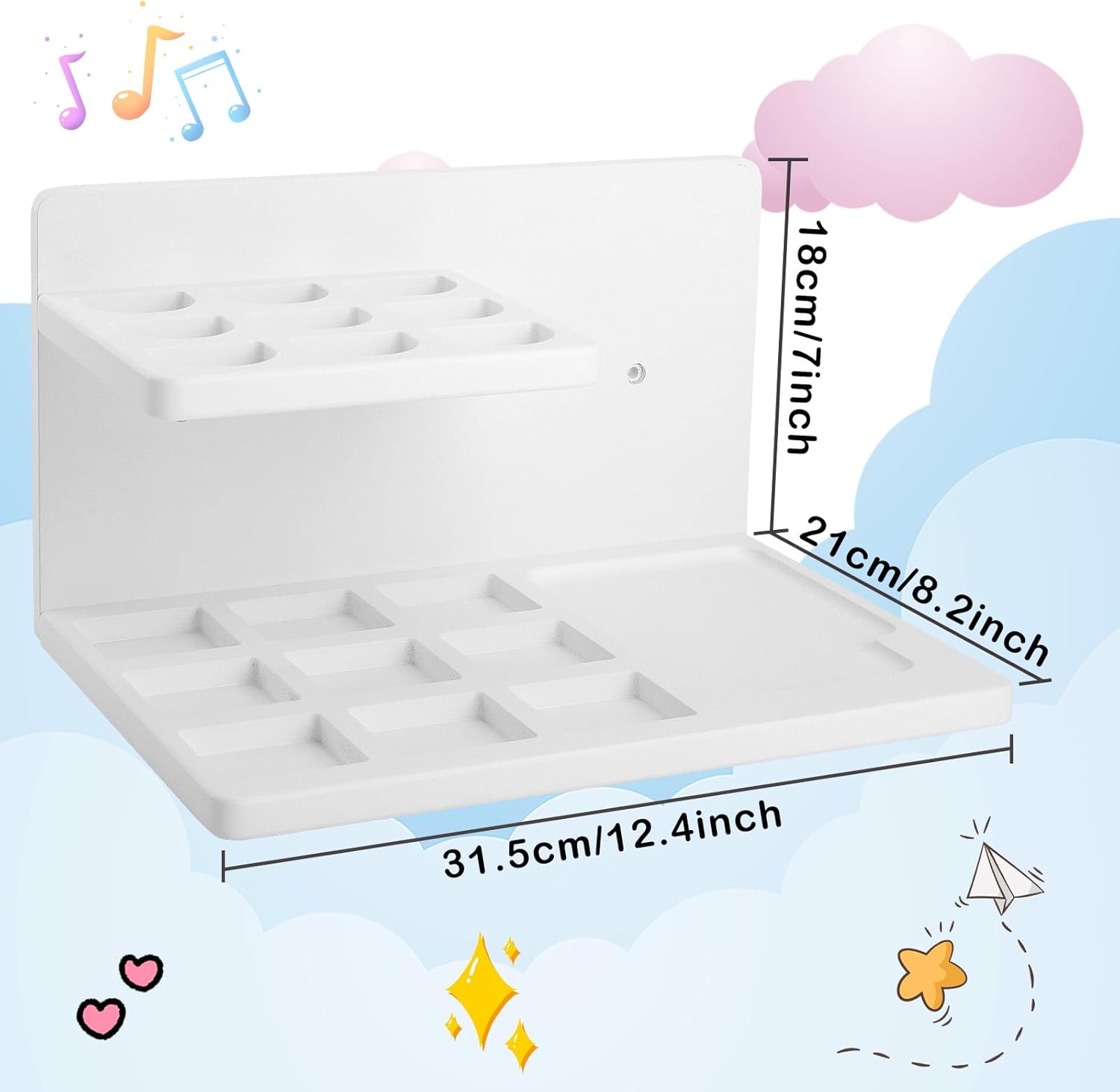 Little Tikes Story Dream Machine Floating Shelf Blue