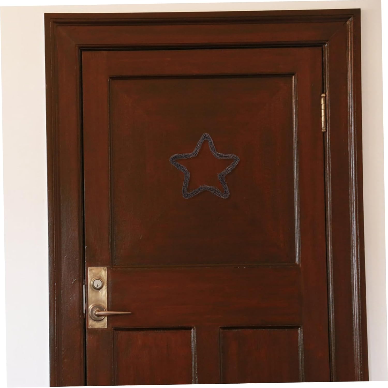 2pcs Star Shaped Wreath Frame for Holiday and Wedding Decor