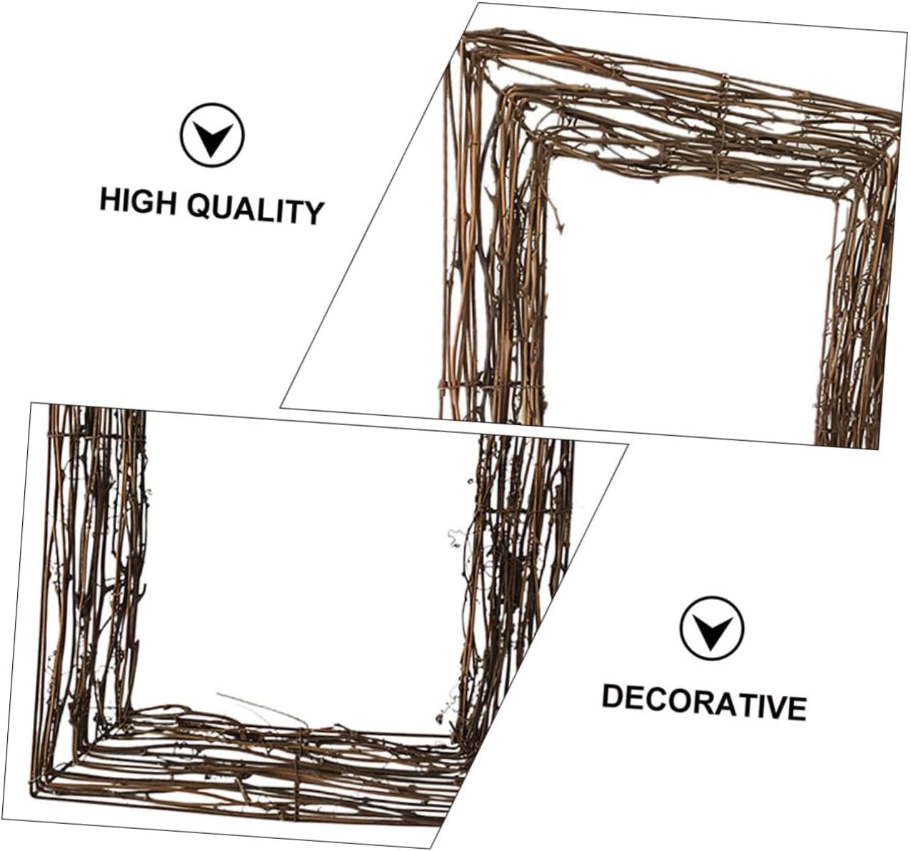 Eco-Friendly Rustic Grapevine Wreath Base Hanger