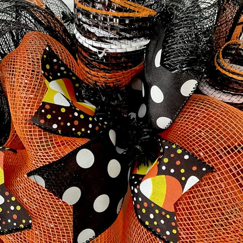 Halloween Candy Corn Wreath 24 or 28 Inches