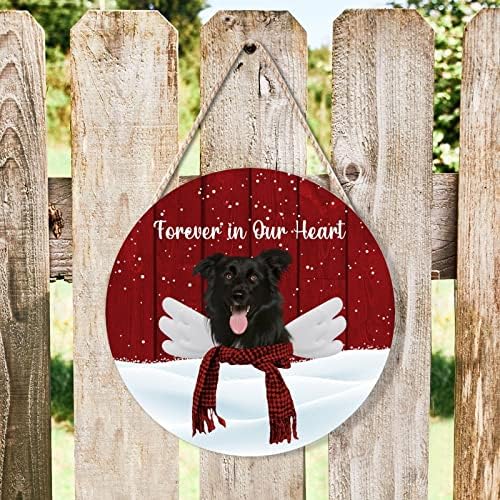 Farmhouse Front Door Hanger Pet Loss Gift Wood Sign