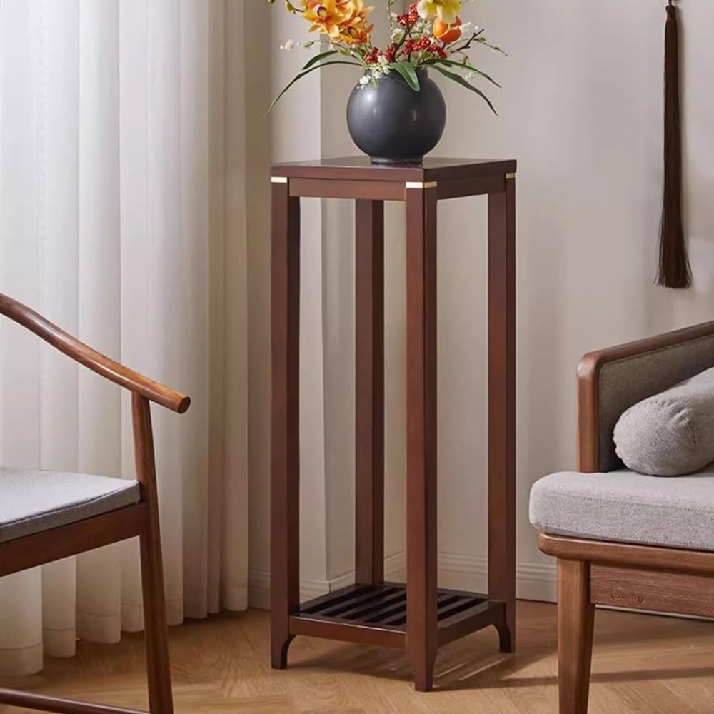 Bonsai Base New Chinese Style Wood Pedestal Stand