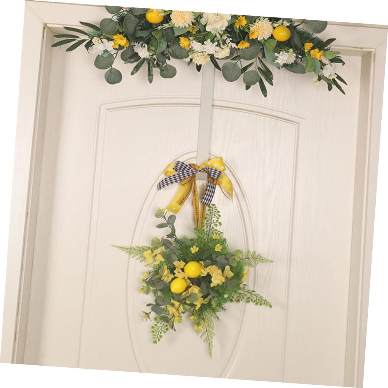 Artificial Flower Wreath Boho Door Decor