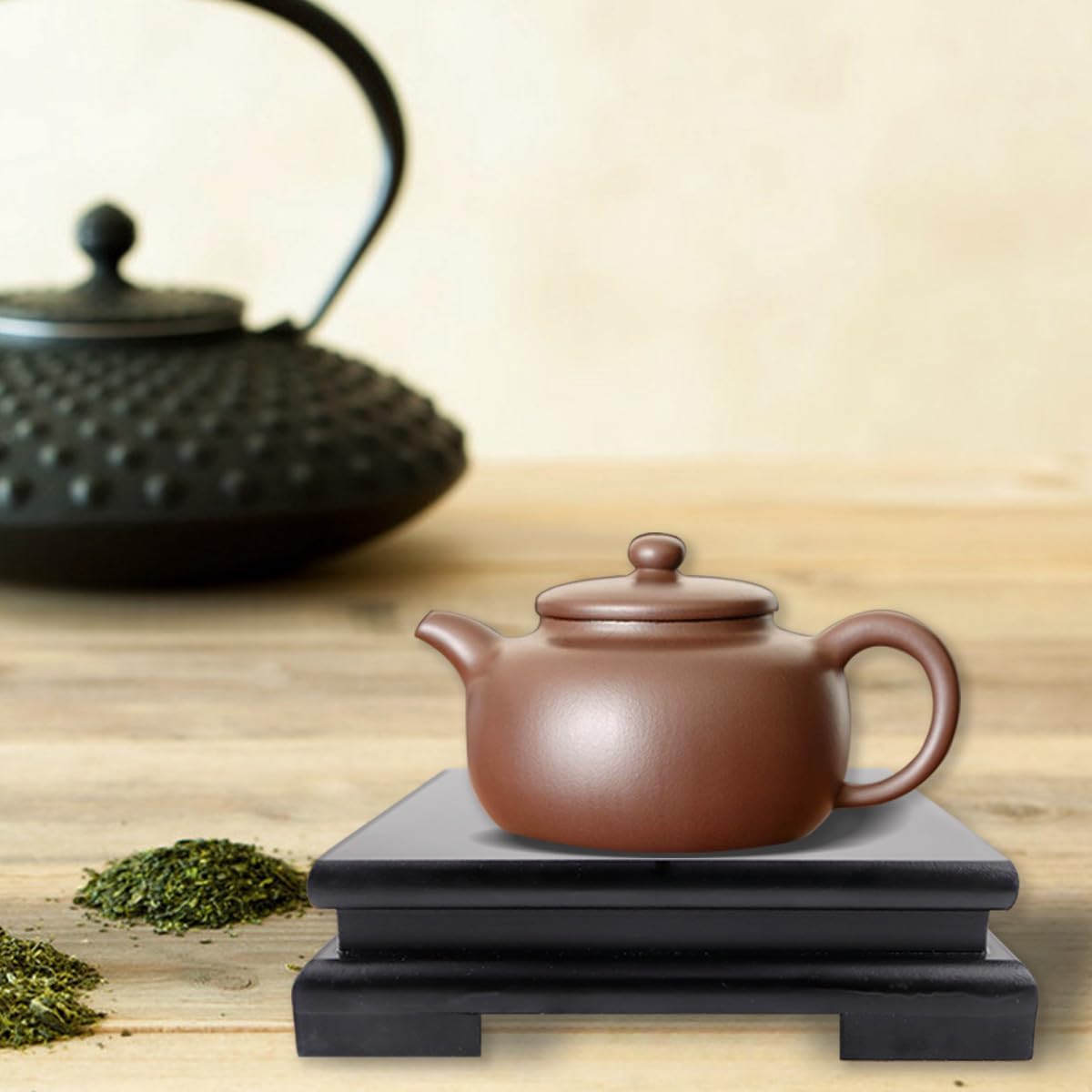 LNQ LUNIQI Square Wooden Display Stand for Vase and Plant